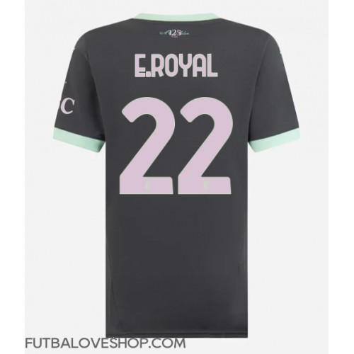 Dres AC Milan Emerson Royal #22 Tretina pre Ženy 2024-25 Krátky Rukáv